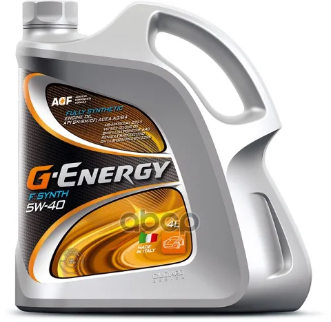 Масло моторное G-Energy F Synth 5W40 SN/CF синтетика (4 л)