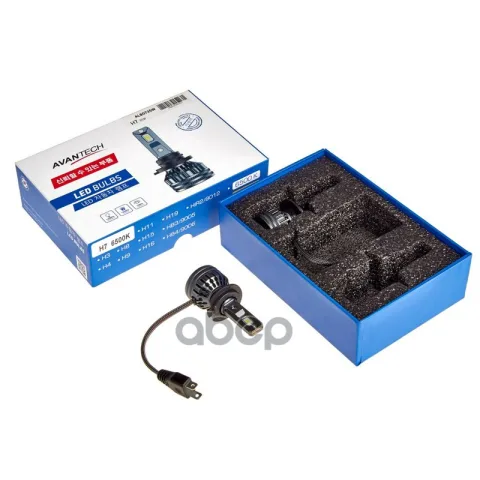 Лампа светодиодная  LED Avantech H7 12V 35W, 6500К 3500lm (комплект 2 шт.)