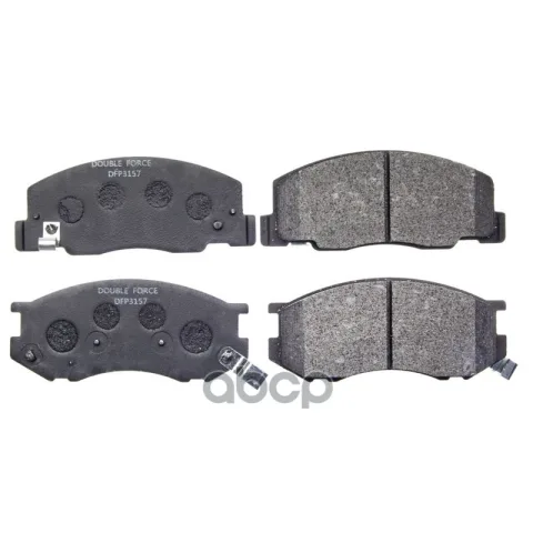 Колодки тормозные дисковые передние Double Force