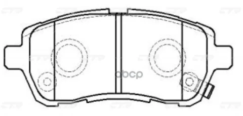 Колодки тормозные дисковые FORD Fiesta 2008 -   MAZDA 2 2007 -   DAIHATSU Materia 2006 - 2012 / Siri