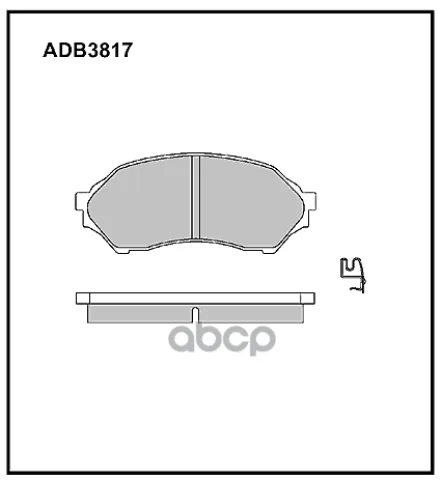 Колодки торм. MAZDA 323 F 09.1998 - 01.01