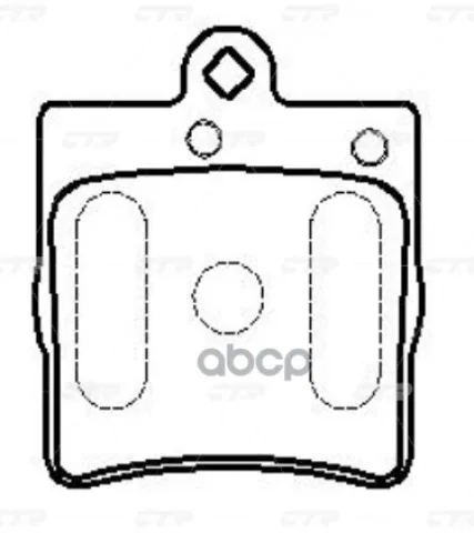 Колодки тормозные MERCEDES-BENZ C-ckass 2000 ~ 2002