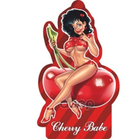 Ароматизатор подвесной картонный Babies "Cherry Babe", вишня  (мин.упак.5 шт)/BBS-06