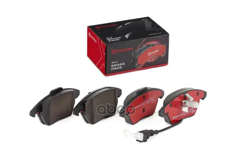 Колодки тормозные дисковые передн. серии Brembo Xtra AUDI A1 (8X1  8XK) 05/10-10/18 / AUDI A1 Sportb — фотография товара
