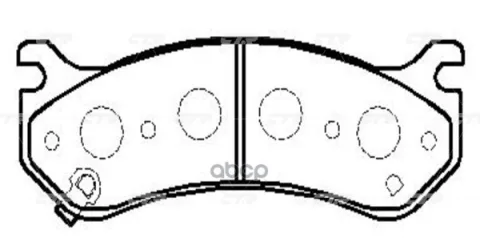 Колодки тормозные дисковые HUMMER H2 2003 - 2009   CADILLAC Escalade 1998 - 2006   CHEVROLET Tahoe 1