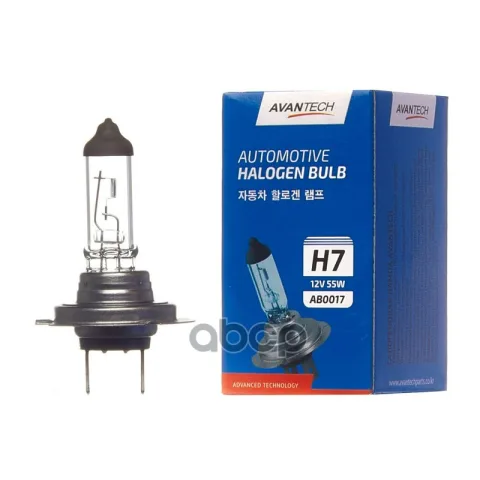 Лампа головного света Avantech H7 12V 55W