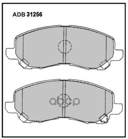 Колодки тормозные (Heavy Duty серия - усил.) передние Mitsubishi ASX 10-12  Lancer X  Outlander I  I