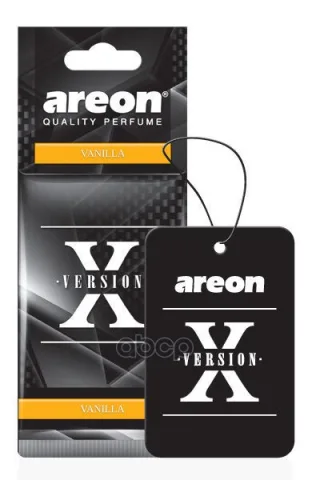Ароматизатор "AREON REFRESHEMENT X-VERSION" бумажный "Ваниль"  AXV-002  (мин.упак.10шт) — фотография товара