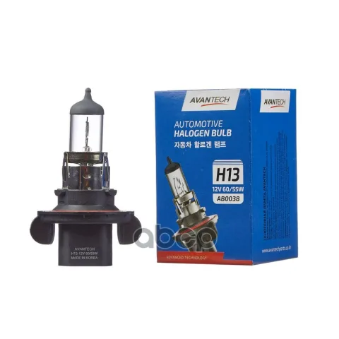 Лампа головного света Avantech H13 12V 60/55W
