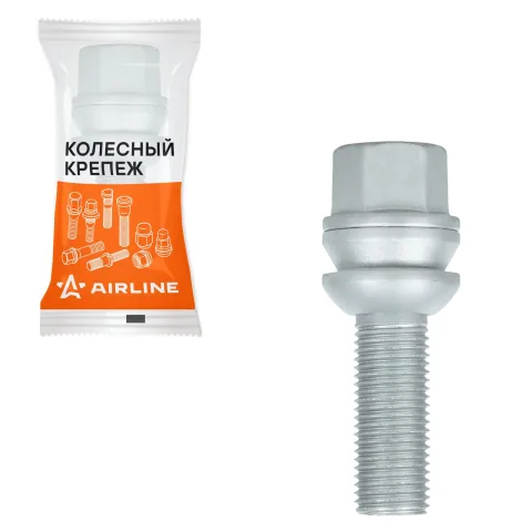 Болт колесный M14x1 5x34x66  сфера R14  ключ 19  дакромет  1 шт для VW/Porsche/Audi (ABLT204)