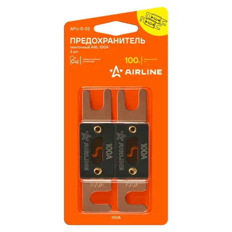 Предохранитель ленточный ANL 100А в блистере 2 шт. (AFU-S-02)