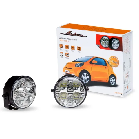 Ходовые огни 1Вт*8LED с блоком управления (ADRL-1W8-07)