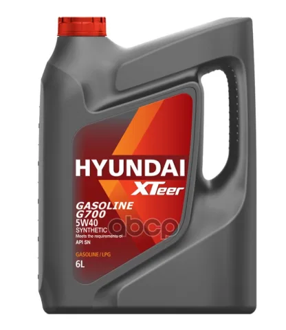 Масло синтетическое моторное Gasoline G700 5W40 SN 6 л