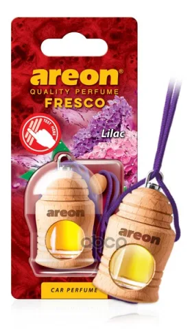 Ароматизатор "AREON FRESCO" флакон с деревянной крышкой "Сирень" 051-312