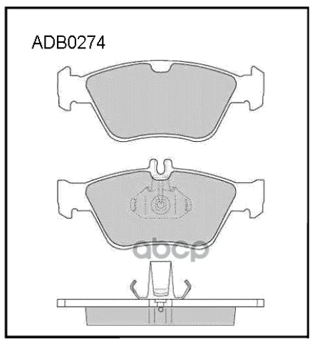 Колодки тормозные передние Mercedes-Benz C-Class (W202) 93-00  E-Class (W210) 95-02