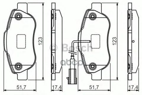 Колодки тормозные дисковые передние Premium 2