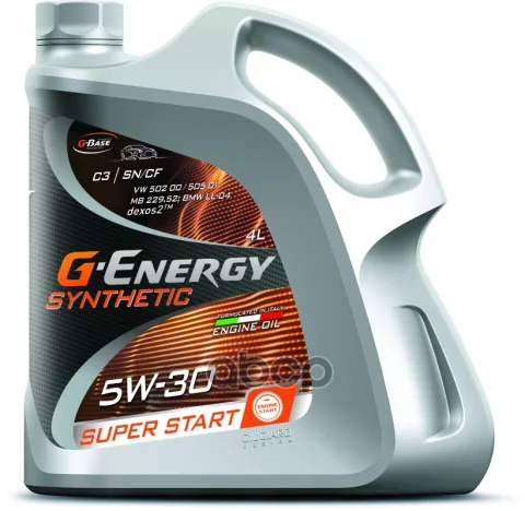 Масло G-Energy Synthetic Super Start 5W30 4л
