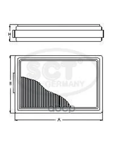 Фильтр салонный SCT SA1102 (CU2435)