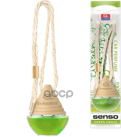 Ароматизатор Др.Маркус Senso Wood бутылочка с дер. крышкой Green Grass ЧЗ ОСУ