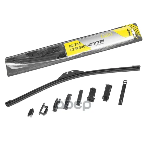 Щетка стеклоочистителя бескаркасная 450mm GANZ GIS01017