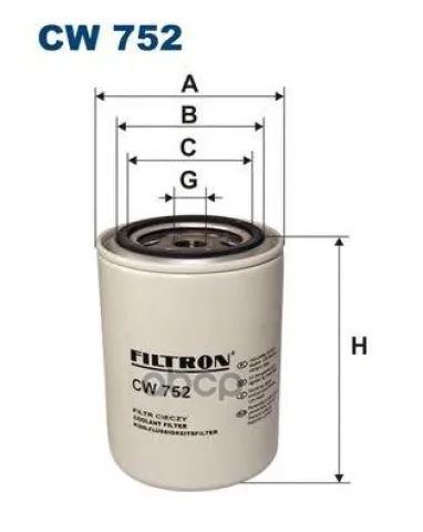 Filtron CW 752 Фильтр охлаждающей жидкости