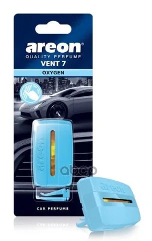 Ароматизатор "AREON VENT 7" на дефлектор "Кислород" VE7-302
