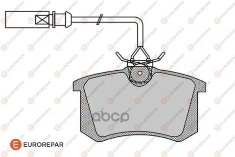 Колодки тормозные FABIA 99-08/VW POLO 01> задн.