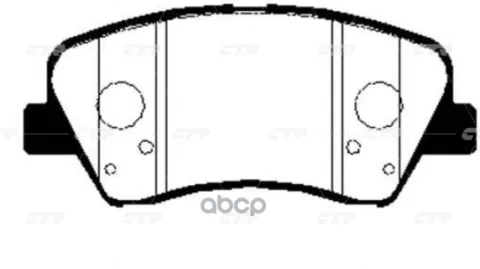 Колодки тормозные HYUNDAI Elantra 2012 ~ / i30 2011 ~ / Veloster 2011 ~ , KIA Ceed 2012