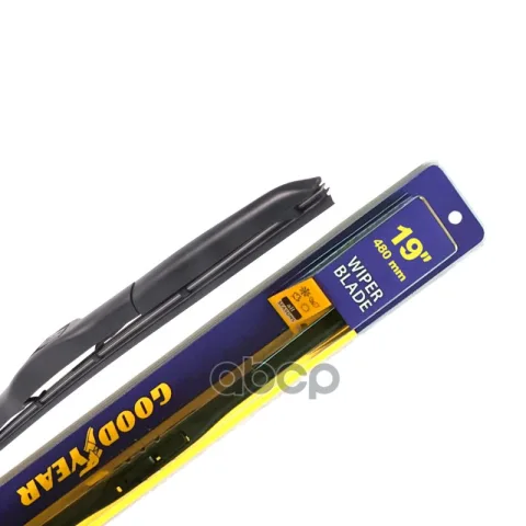 Гибридная щетка стеклоочистителя Goodyear HYBRID 19 /48 cm всесезонная