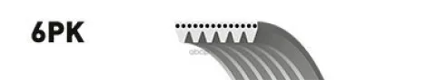 8653-10086   //   Поликлиновый ремень привода вспомогательных агрегатов Micro-V®