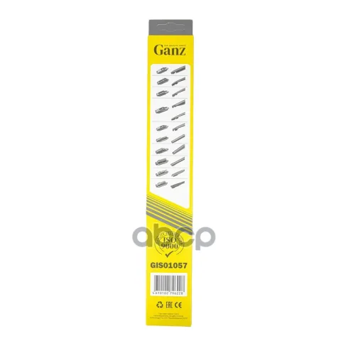 Щетка стеклоочистителя задняя 350mm (10 адаптеров) GANZ GIS01057
