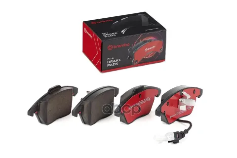 Колодки тормозные дисковые передн. серии Brembo Xtra AUDI A1 (8X1  8XK) 05/10-10/18 / AUDI A1 Sportb