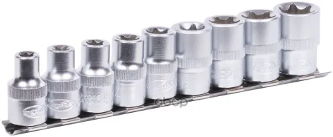 Набор головок 1/2" TORX (Е10-24) 9 предм. (АвтоДело)