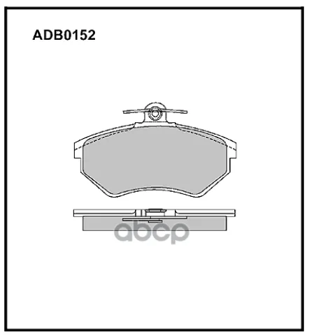Колодки тормозные передние VW Polo (6N2) 99-01  Passat B3/B4  Jetta II  Golf III / VW Caddy II 95-04