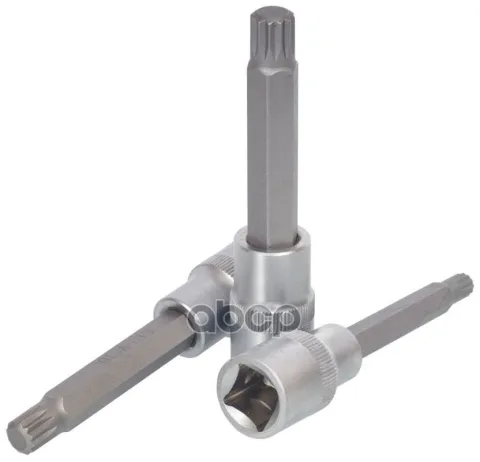 Головка со вставкой 1/2" SPLINE M10, длина 100мм (АвтоДело)