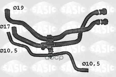 Шланг к печке RENAULT CLIO II 1.4, 1.6, KANGOO 1.4 -3/03 SWH4308
