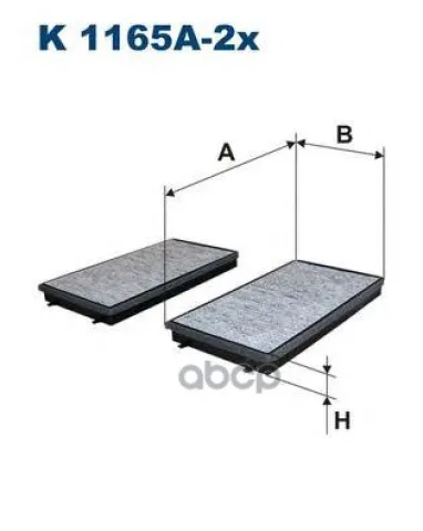 Filtron K 1165A-2X Фильтр салонный