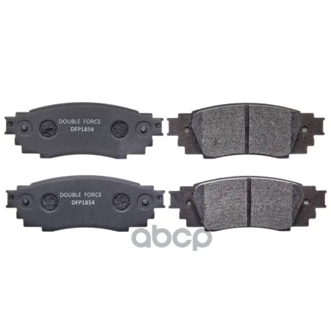 Колодки тормозные дисковые задние Double Force