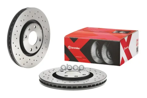Диск тормозной передн. серии Brembo Xtra CITROEN BERLINGO (B9) 04/08-> / CITROEN BERLINGO / BERLINGO