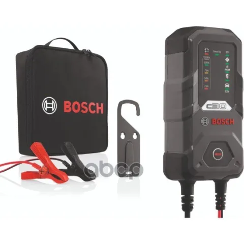 Зарядное устройство для АКБ Bosch C30 (6/12v, 0.8/3.8A, 230v, AGM/Ca/EFB/Gel/VRLA)