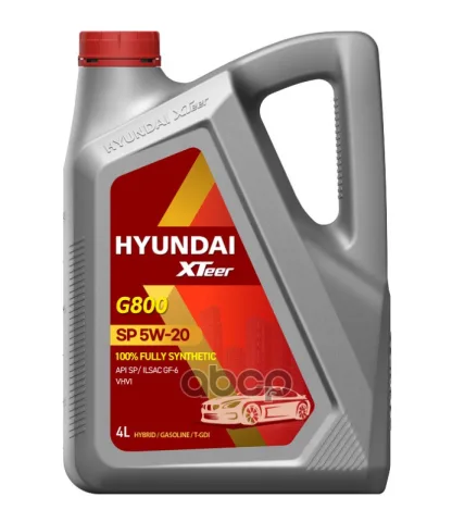 Моторное масло синтетическое HYUNDAI XTeer Gasoline Ultra Efficiency 5W20 (1041001), 4 л