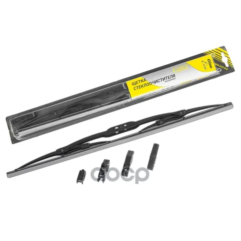 Щетка стеклоочистителя ECO 450mm (4 адаптера)  GANZ GIS01004