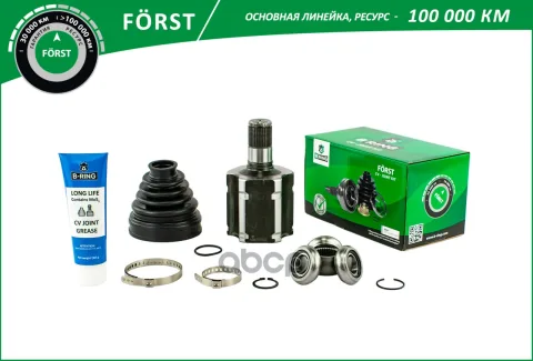 Шрус AUDI A3 (12-) (внутр.слева.) [37/34] (BIC1692) B-RING FORST