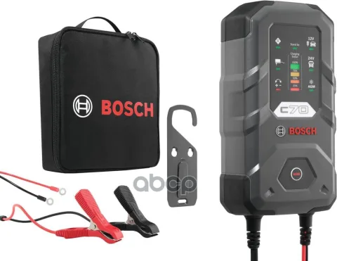 Зарядное устройство для АКБ Bosch C70 (12/24v, 5/10A, 230v, AGM/Ca/EFB/Gel/VRLA)