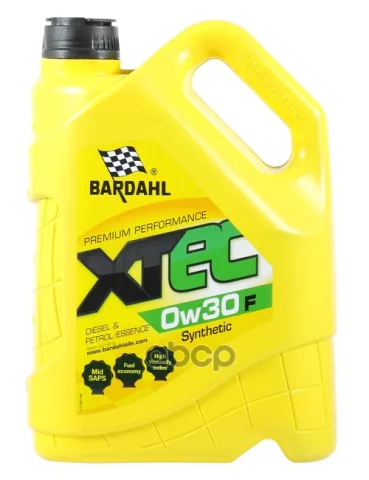 Bardahl XTEC F 0W30 C2 (5л) 36853 — фотография товара