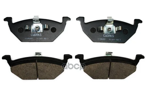 Колодки тормозные перед., NAO VW UP! (121, 122, BL1, BL2, BL3, 123) 11/12-, VW UP! (121, 122, BL1, B