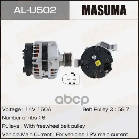 Генератор FORD / TNWA, TPBA, TNBA   (14V/150A)
