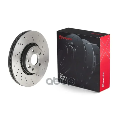 Диск тормозной передн. серии Brembo Xtra FORD GALAXY (WA6) 05/06-06/15 / FORD S-MAX (WA6) 05/06-12/1