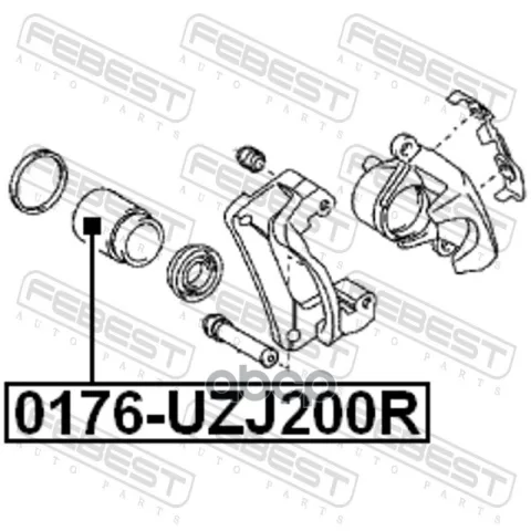 Поршень суппорта торм. заднего toyota land cruiser 200 uzj200/vdj200 2007-