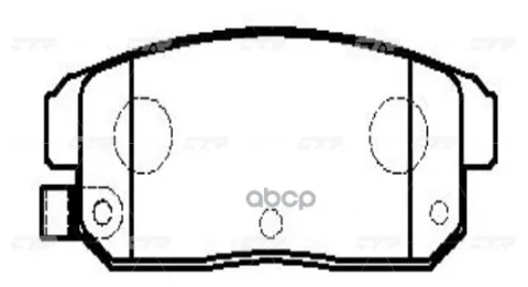 Колодки тормозные NISSAN Maxima 1999 ~ 2008 / Primera 2001 ~ 2005 / Sentra 2001 ~ 2006